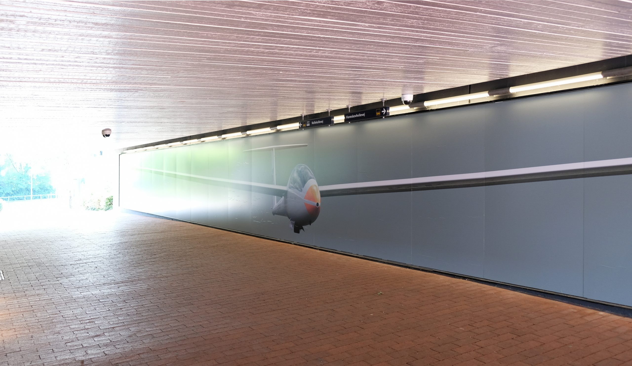 Moderniseret tunnel på Værløse station