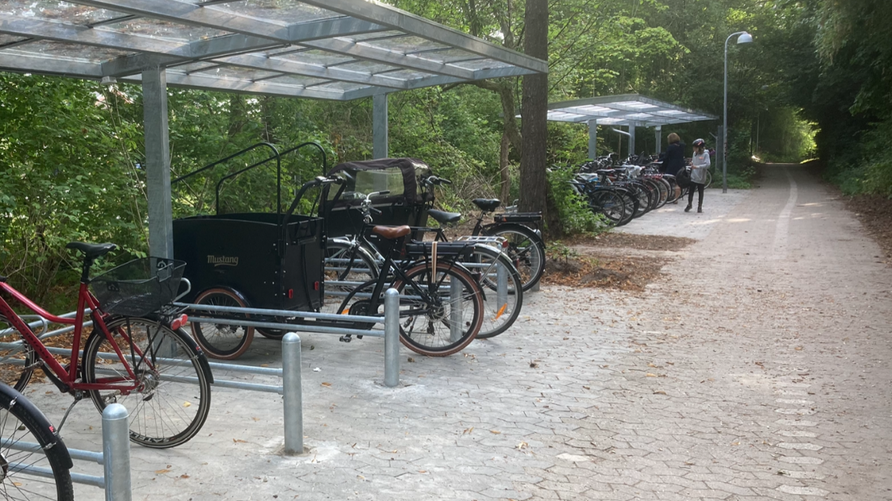 Cykelparkering i Lejre