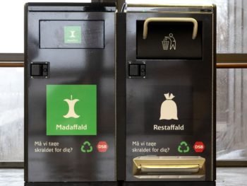 Forsøg med affaldssortering på Svanemøllen station